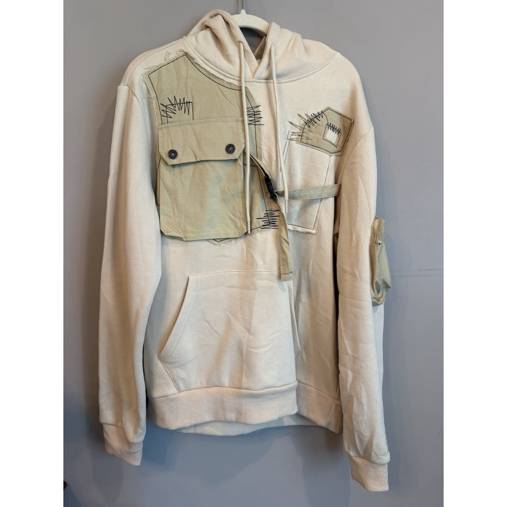 Smoke Rise Utility Fashion Fleece Hoody Mens Style XL Tan
